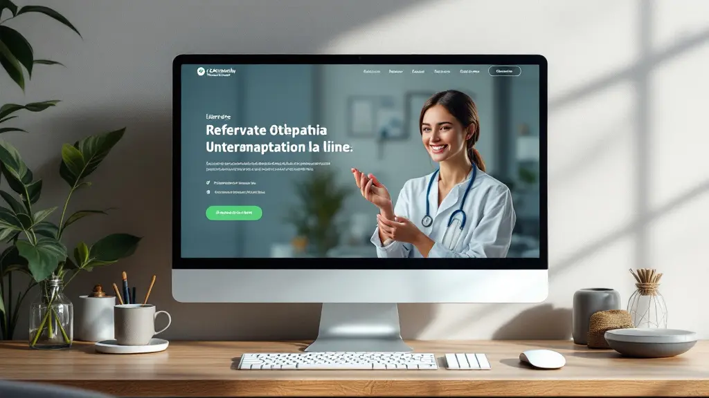 Refonte complète du site d'un cabinet d'ostéopathie avec la réservation en ligne