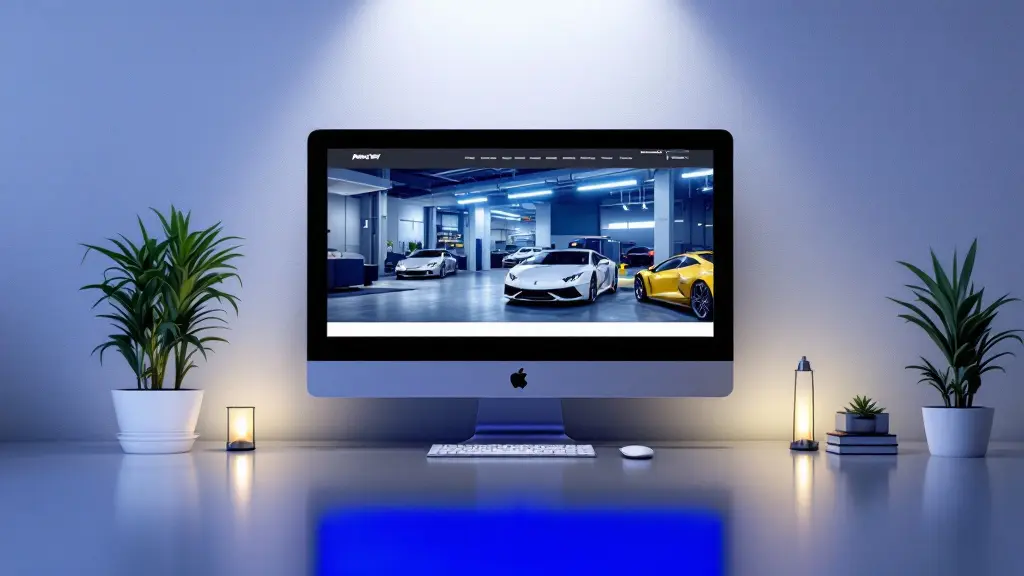 Site internet d'un garage automobile, visibilité locale en renfort